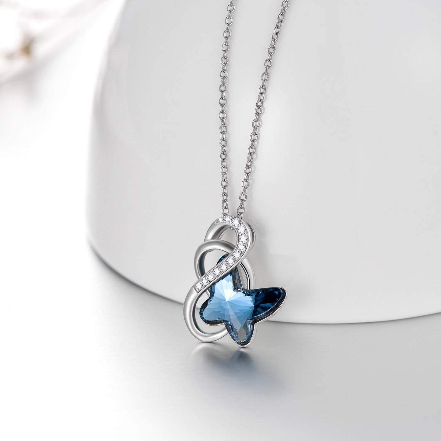 Infinity Butterfly Necklace