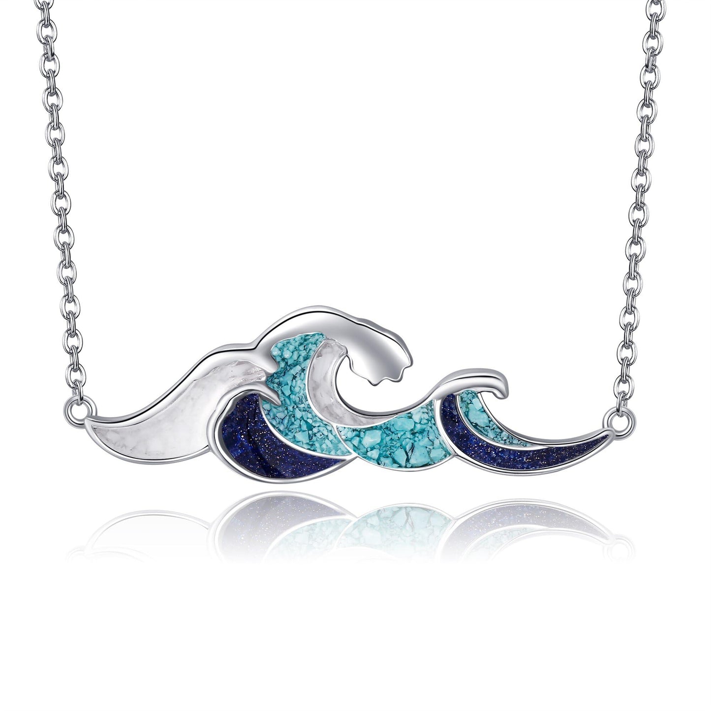 Wave Turquoise Ocean Necklace