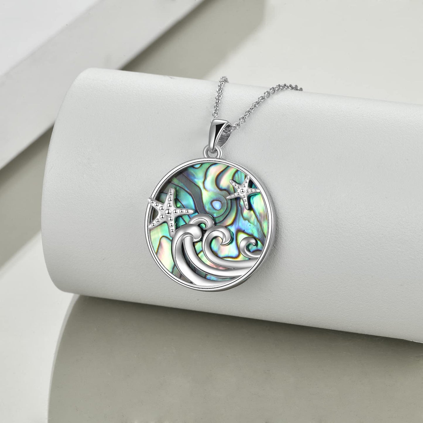 Abalone Ocean Starfish Beach Necklace