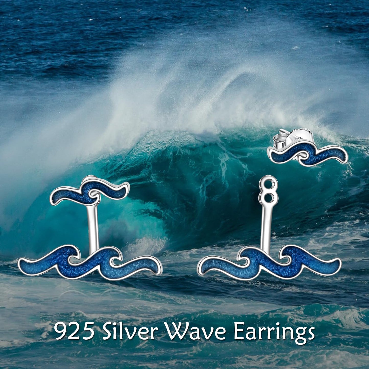 Wave Ocean Earrings