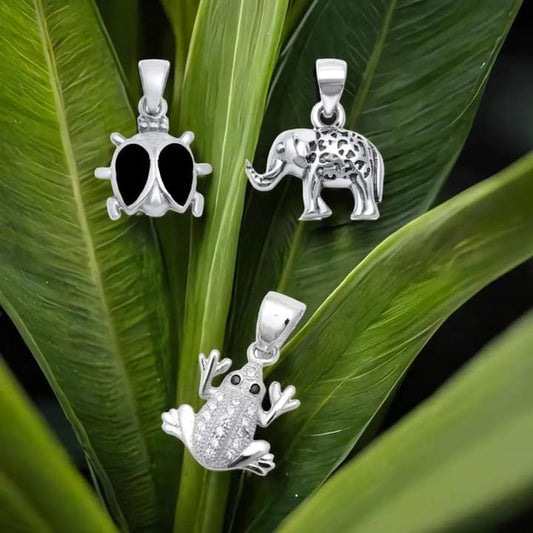 Beautiful Animals Sterling Silver Charms