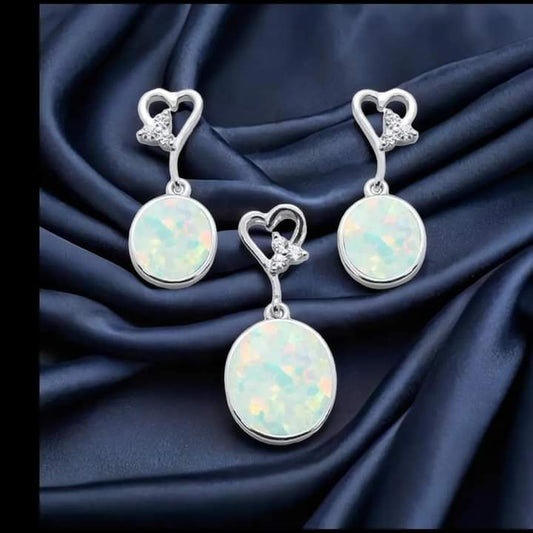 Fine White Opal Set